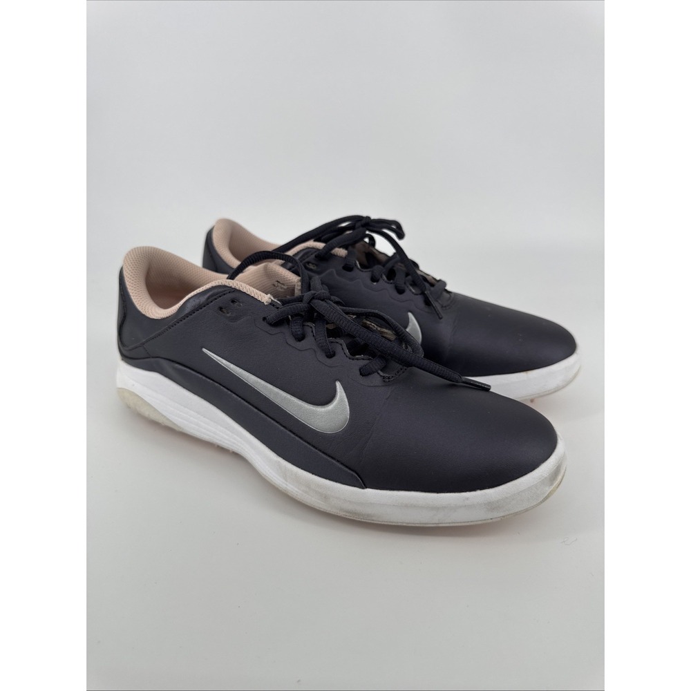 New Nike Vapor‎ Golf Shoes, size 9.5, Dark Purple/White, Spikeless, AQ2324-003.